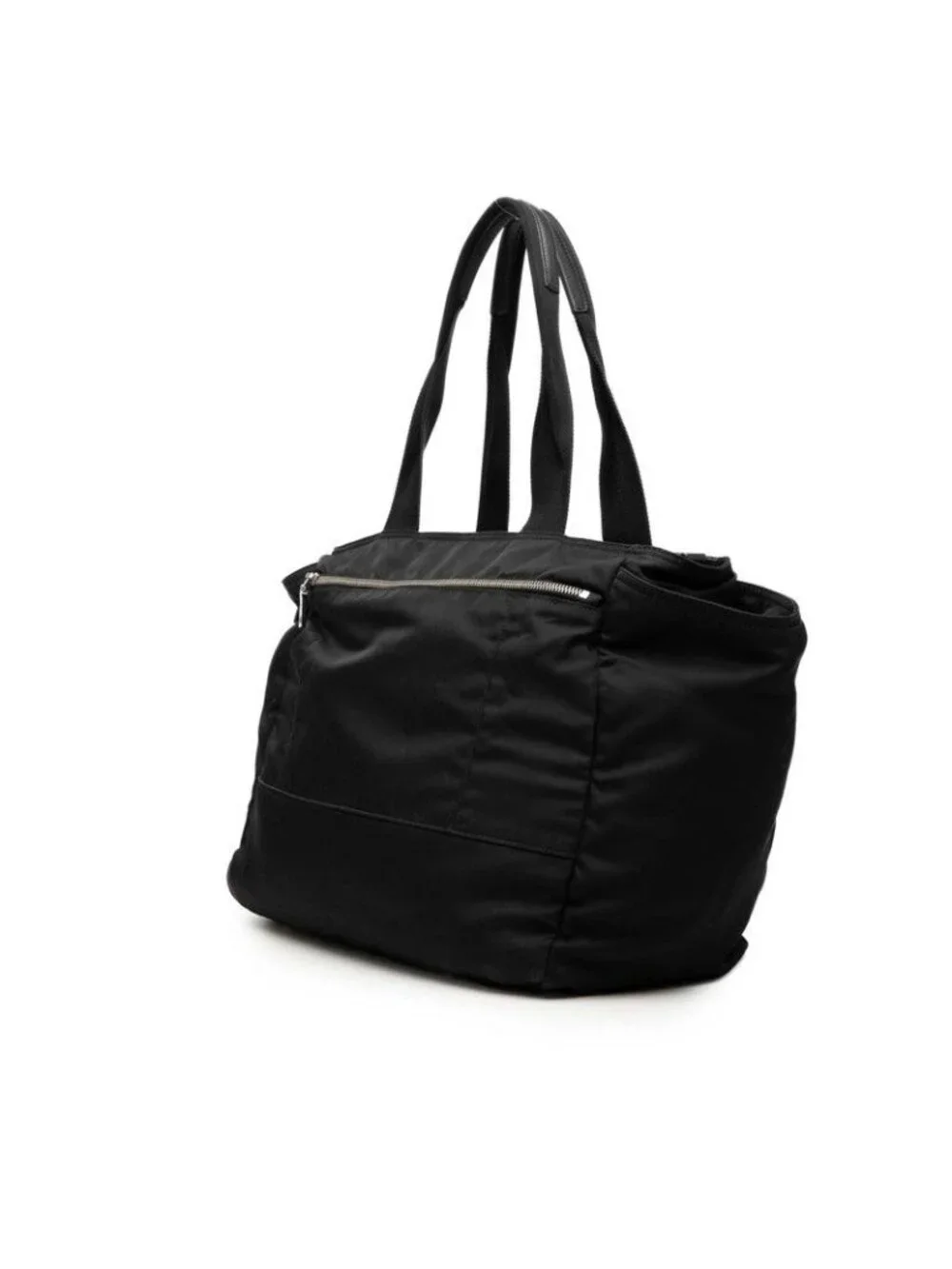 ★SOLD★ Prada Triangle Logo Mother's 2-Way Shoulder Bag Black Nylon - Picture 2 of 5